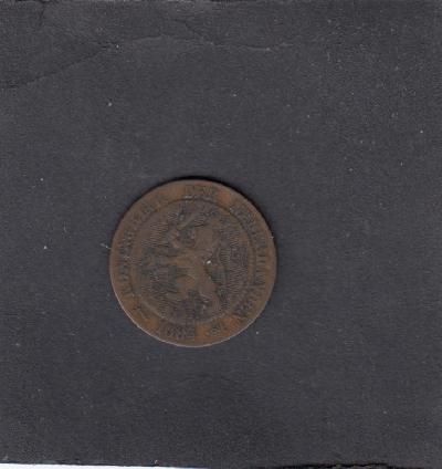 Beschrijving: 2 1/2 Cent WILLEM III